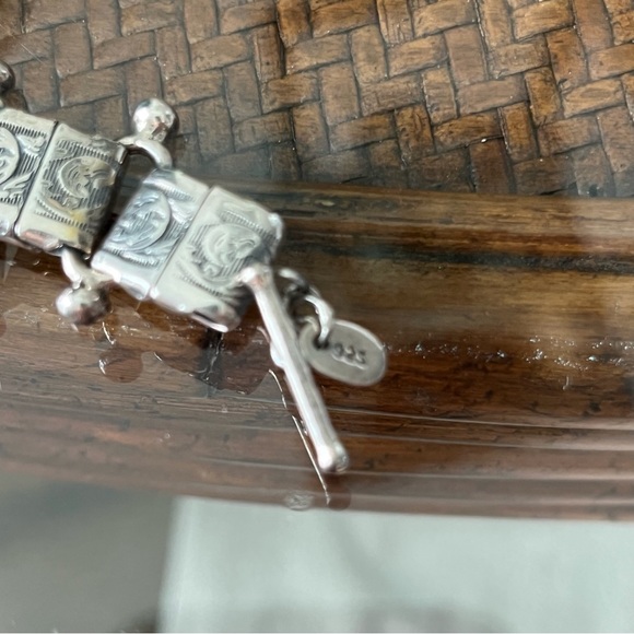 Sterling Silver Oxidized Bracelet - Picture 7 of 9